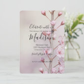 Cherry Blossom Flowers Kaart (Staand voorkant)