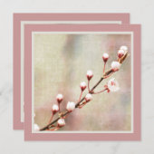 Cherry Blossom Flowers Kaart (Voorkant / Achterkant)