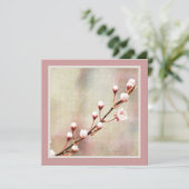 Cherry Blossom Flowers Kaart (Staand voorkant)