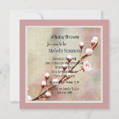 Cherry Blossom Flowers Kaart (Achterkant)