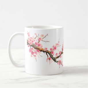 Cherry Blossom Flowers Koffiemok