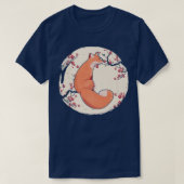 Cherry Blossom Flowers Moon Fo Premium 411 T-shirt (Design voorkant)