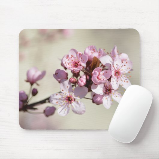 Cherry Blossom Flowers Muismat (Met muis)