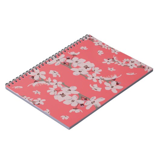 Cherry Blossom Flowers Notitieboek (Linkerzijde)