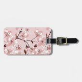 Cherry Blossom Flowers Pattern Bagagelabel (Voorkant horizontaal)