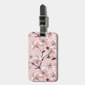 Cherry Blossom Flowers Pattern Bagagelabel (Voorkant verticaal)
