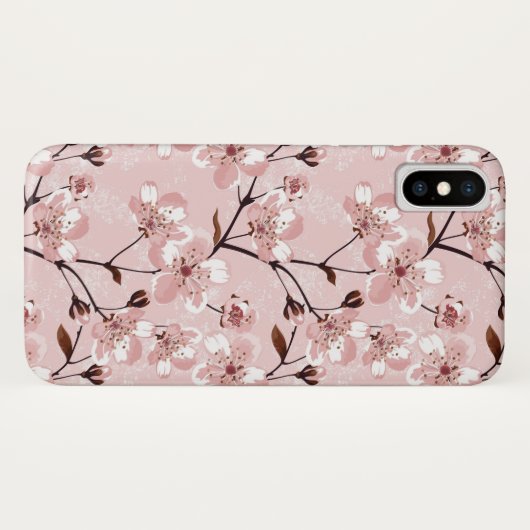 Cherry Blossom Flowers Pattern Case-Mate iPhone Case (Achterkant (horizontaal))