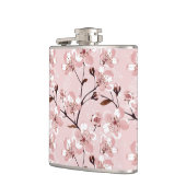 Cherry Blossom Flowers Pattern Heupfles (Links)