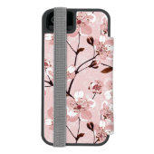 Cherry Blossom Flowers Pattern Incipio iPhone Portemonnee Hoesje (Agenda Achterkant)