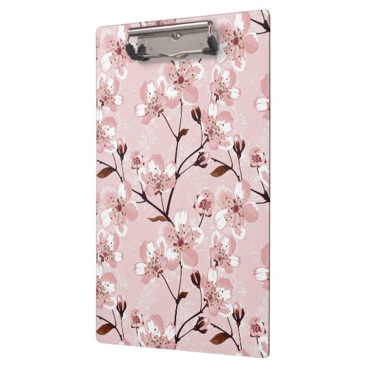 Cherry Blossom Flowers Pattern Klembord (Links)
