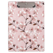 Cherry Blossom Flowers Pattern Klembord (Voorkant)