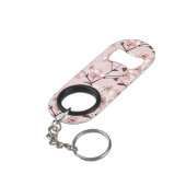 Cherry Blossom Flowers Pattern Mini Flessenopener (Achterkant Gekanteld)