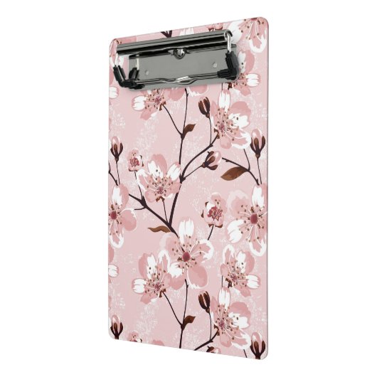 Cherry Blossom Flowers Pattern Mini Klembord (Angled2)