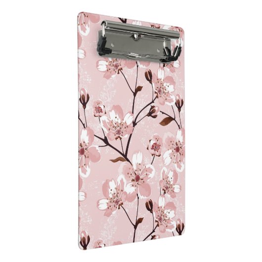 Cherry Blossom Flowers Pattern Mini Klembord (Schuin)