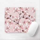 Cherry Blossom Flowers Pattern Muismat (Met muis)