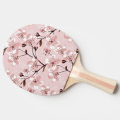 Cherry Blossom Flowers Pattern Tafeltennisbatje (Zijkant)