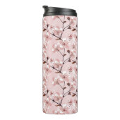Cherry Blossom Flowers Pattern Thermosbeker (Geroteerd rechts)