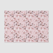 Cherry Blossom Flowers Pattern Tissuepapier (Voorkant)