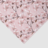 Cherry Blossom Flowers Pattern Tissuepapier (Detail)