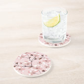 Cherry Blossom Flowers Pattern Zandsteen Onderzetter (Zijkant)