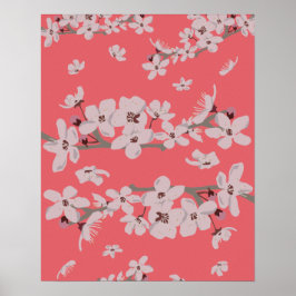 Cherry Blossom Flowers Poster