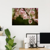Cherry Blossom Flowers Poster (Thuiskantoor)