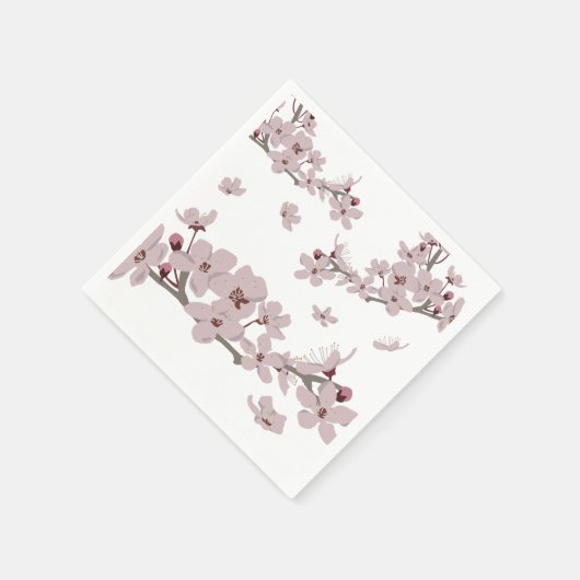 Cherry Blossom Flowers Servet (Hoek)