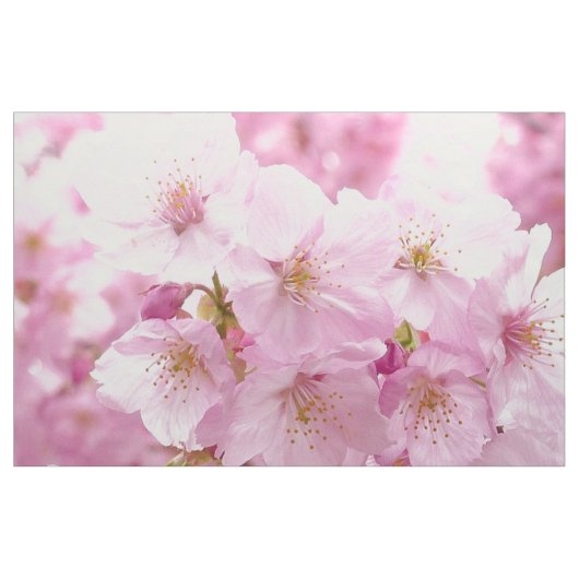Cherry Blossom Flowers Sewing Fabric Stof (Fat Quarter)