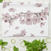 Cherry Blossom Flowers Theedoek (Gevouwen)
