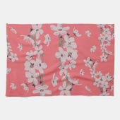 Cherry Blossom Flowers Theedoek (Horizontaal)