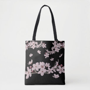 Cherry Blossom Flowers Tote Bag