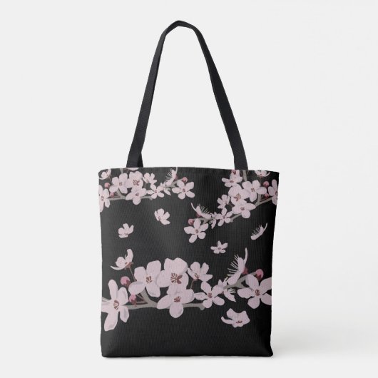 Cherry Blossom Flowers Tote Bag (Achterkant)