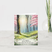 Cherry Blossom Forest Sympathy Bedankt (Voorkant)