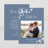 Cherry Blossom Foto Weddenschap Hartelijk dank Bedankkaart (Voorkant / Achterkant)