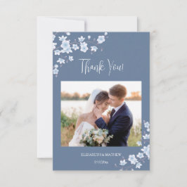 Cherry Blossom Foto Weddenschap Hartelijk dank Bedankkaart