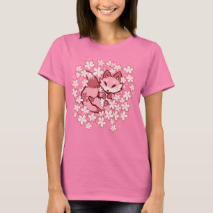 Cherry Blossom Fox T-shirt