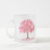 Cherry Blossom Frosted Glass Mok (Links)