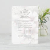 Cherry Blossom Full Wedding Programma (Staand voorkant)