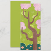 Cherry Blossom - Funky Cute Style Kaart (Voorkant / Achterkant)