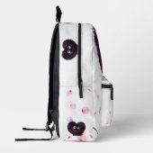 “Cherry Blossom Fuzzy Love” Print Cut Sew Bag Bedrukte Rugzak (Links)