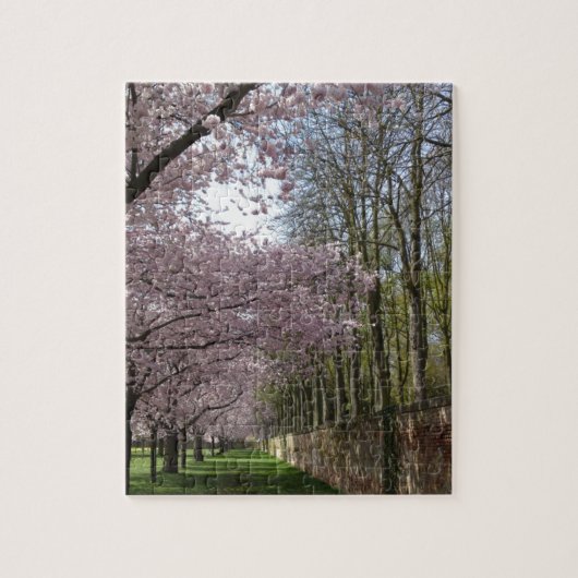 Cherry Blossom Garden Legpuzzel (Verticaal)