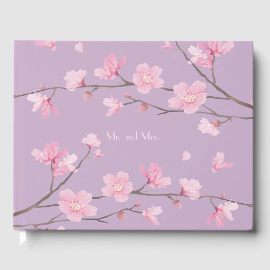 Cherry Blossom Gastenboek (Voorkant)