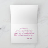 Cherry Blossom | Gefeliciteerd Kaart (Binnen)