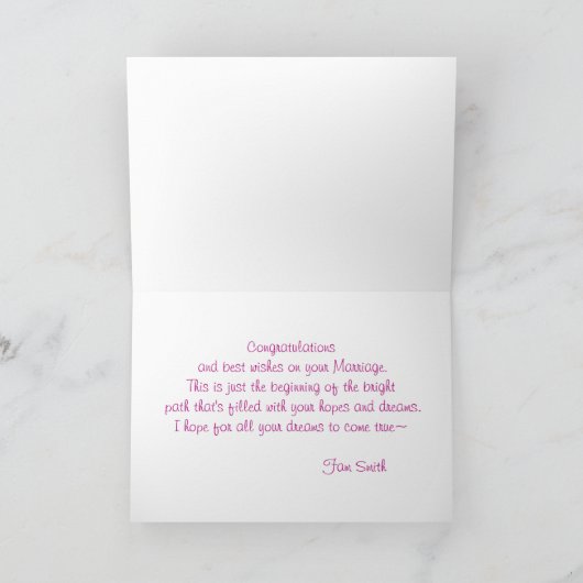 Cherry Blossom | Gefeliciteerd Kaart (Binnen)