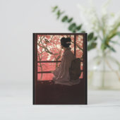 CHERRY BLOSSOM GEISHA BRIEFKAART (Staand voorkant)
