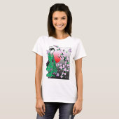 Cherry Blossom - Geisha Butterfly 3 T-Shirt (Voorkant volledig)