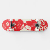 Cherry Blossom Geisha II Skateboard (Horizontaal)