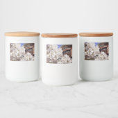 Cherry Blossom. Gelukkig Pasen Voedselcontainer Etiket (Flessen)