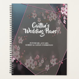 Cherry Blossom Geometric Floral Wedding planner