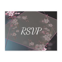 Cherry Blossom Geometrische Bloemen RSVP